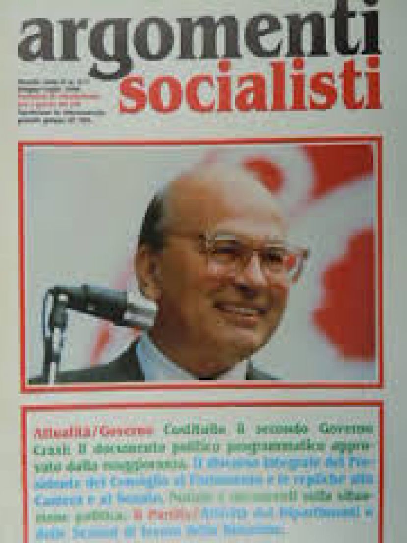 Ritrovando un vecchio "Argomenti socialisti" del 1989 ...