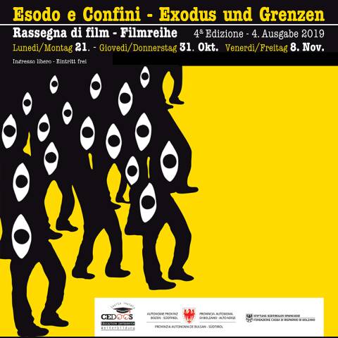 Esodo e Confini, rassegna di film a Bolzano
