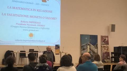 &ldquo;MATEMATICA IN RELAZIONE&rdquo;: seminario a Bolzano con il prof. Roberto Imperiale, presidente nazionale GRIMeD