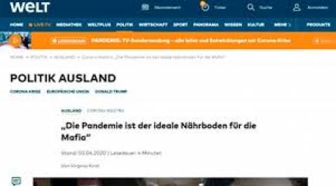 Che pena certi titoli di giornale! In questo caso quello del "Die Welt"