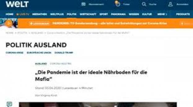 Che pena certi titoli di giornale! In questo caso quello del "Die Welt"
