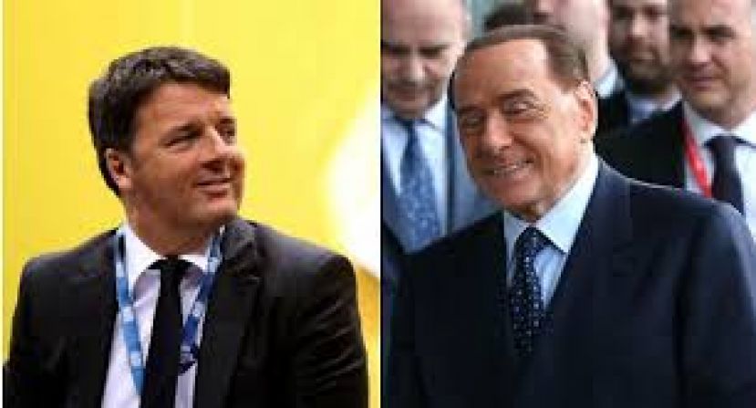 Si fronteggiano due leader: Berlusconi e Renzi
